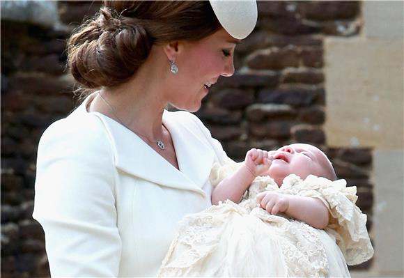 Krštena britanska princeza Charlotte