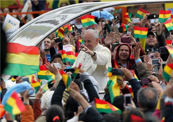 Papa Franjo u Boliviji