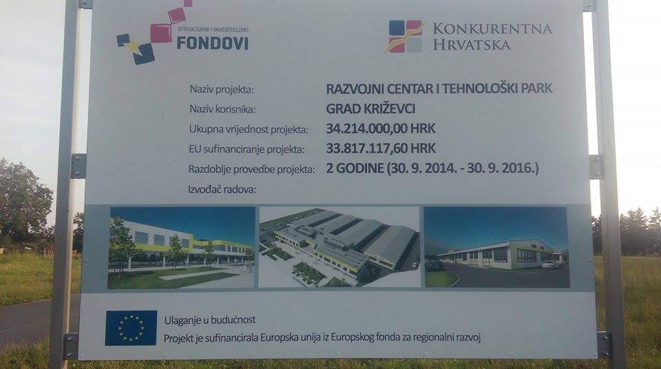 Razvojni centar i tehnološki park u Križevcima