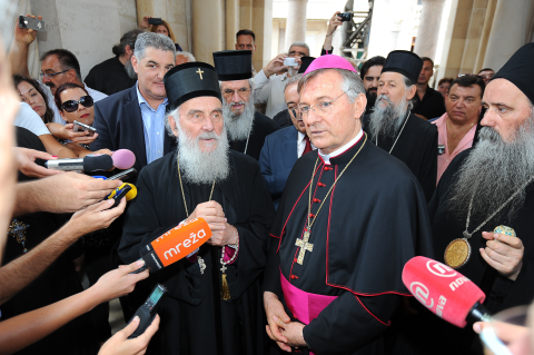 Nadbiskup Barišić i patrijarh Irinej