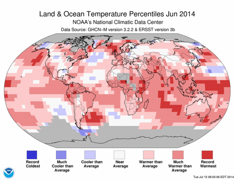 Globalno povećanje temperatura u 2015. i 2016. – Met Office