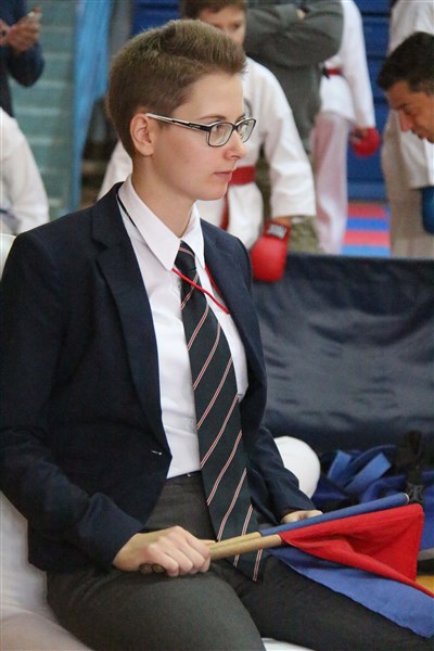 najmlađa sutkinja, 22 g Ivana iz Samobora, karate, međunarodni turnir foto Marcel Kovačić 082