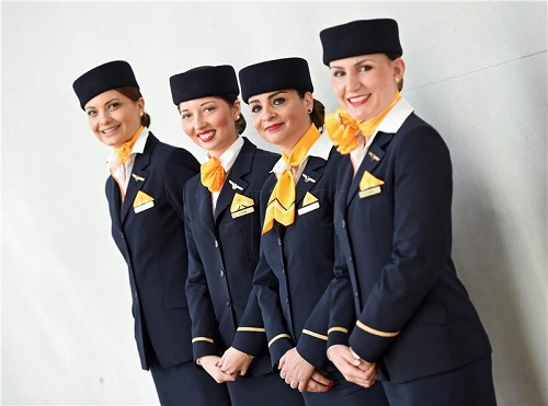 Lufthansa stjuardese