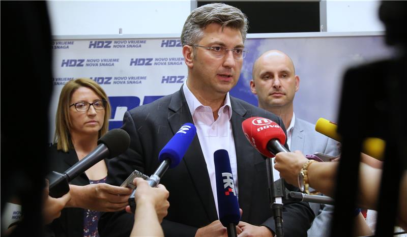 Plenković: HDZ je otvoren za partnerstva sa strankama Domoljubne koalicije ili izvan nje