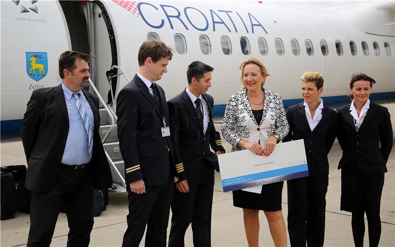 Milijunti putnik Croatia Airlinesa ove godine najranije u povijesti tvrtke