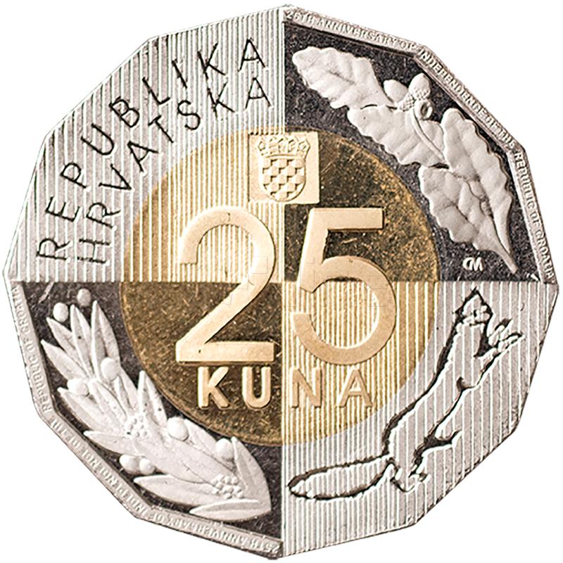 HNB izdao prigodne kovanice povodom 25. obljetnice neovisnosti RH