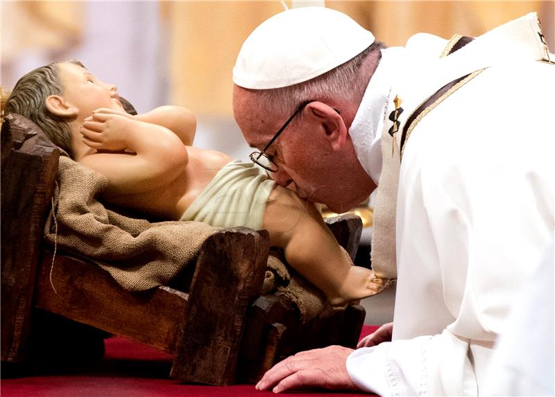 Papa Franjo: Poniznost je pouka Božića