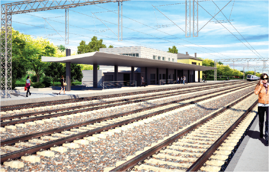 Prikaz novog željezničkog kolodvora Dugo Selo