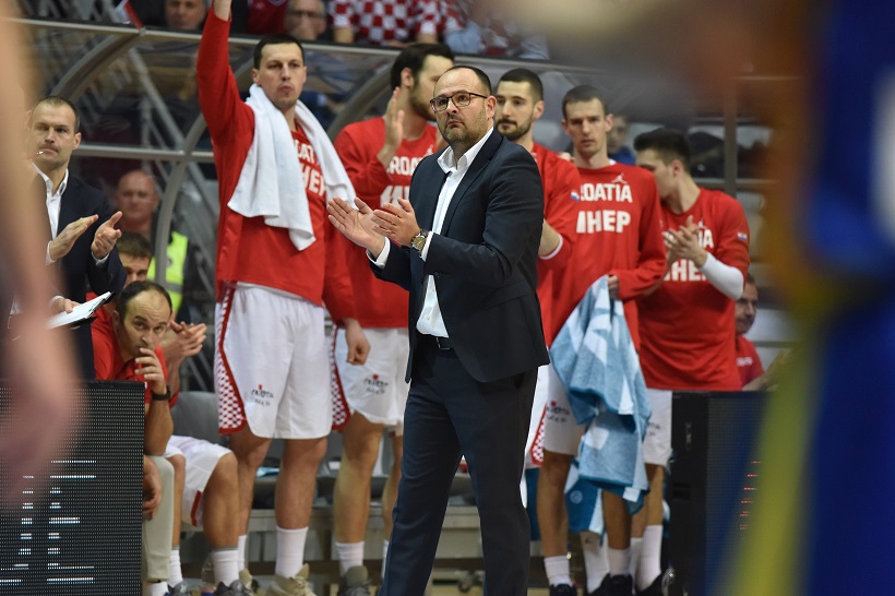 coach of the Croatian men's basketball team
