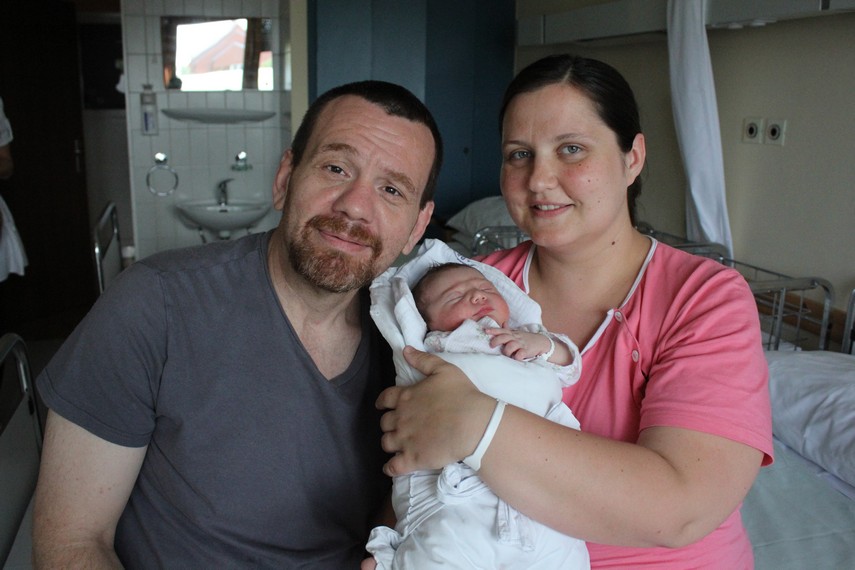 Naim Ramaj, Mihaela Petersdorfer i kći Lea