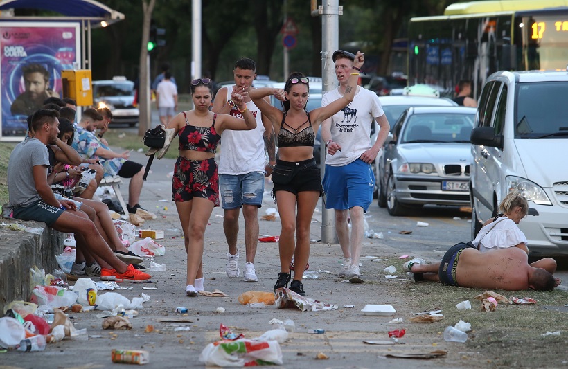 Split: Okolica Poljuda nakon prve večeri Ultra Europe festivala