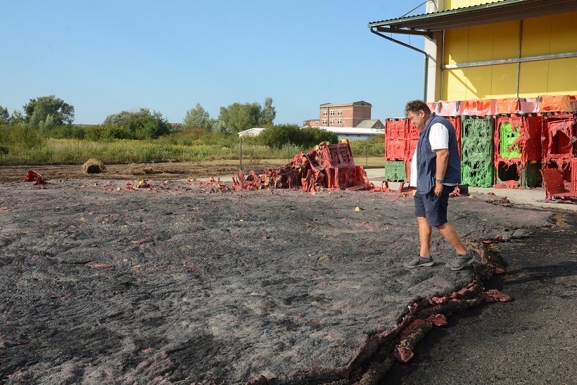 Velika Ludina: 7000 plastičnih paleta izgorjelo u skladištu tvrtke FD Fructus