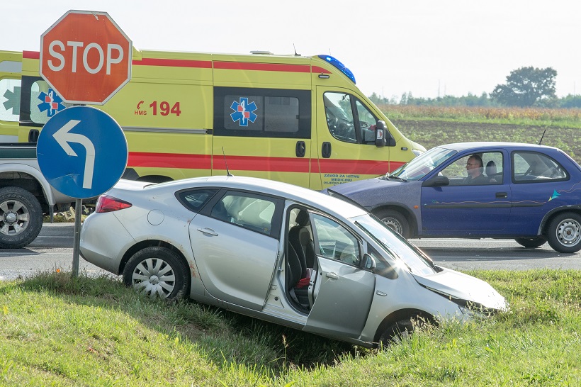Osijek: Prometna nesreća na obilaznici, očevid u tijeku