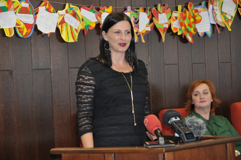 Irena Falat, učiteljica glazbene kulture iz OŠ Antun Nemčić Gostovinski.