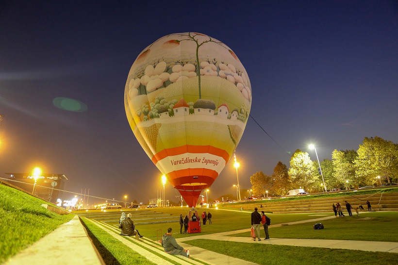 Zagreb: Predstavljena atrakcija Varaždinske županije, balon s reprodukcijom "Svečanost cvijeća"