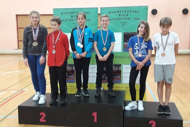 Koprivnički badmintonaši osvojili tri medalje