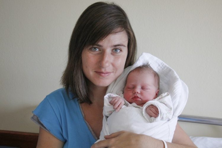 Adela Tuščić i kći Mia