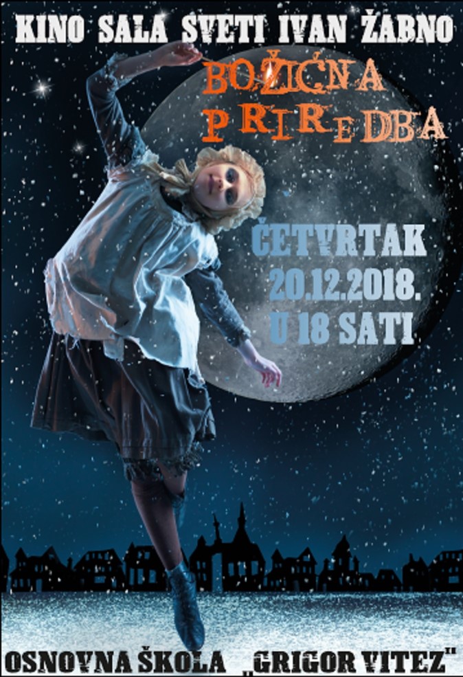 Plakat Božićna priredba