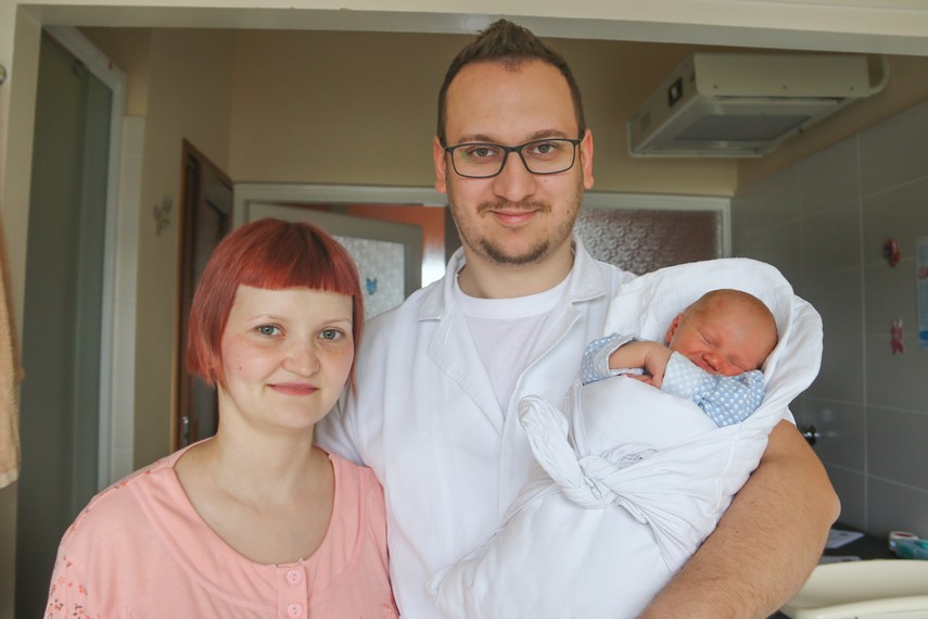 Valentina i Marino Mamek i sin Tadej