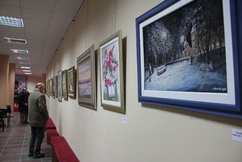 Otvorenje izložbe Udruge Peski art Đurđevac u Župi Svetog Alojzija Stepinca, Koprivnica (1)