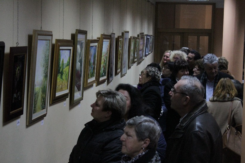 Otvorenje izložbe Udruge Peski art Đurđevac u Župi Svetog Alojzija Stepinca, Koprivnica (24)