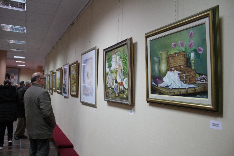 Otvorenje izložbe Udruge Peski art Đurđevac u Župi Svetog Alojzija Stepinca, Koprivnica (3)