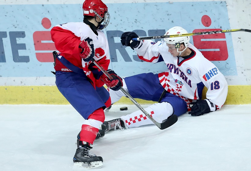 Zagreb: U20 Svjetsko prvenstvo u hokeju, divizija 2, Hrvatska - Srbija