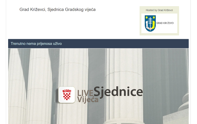 prijenos sjednice