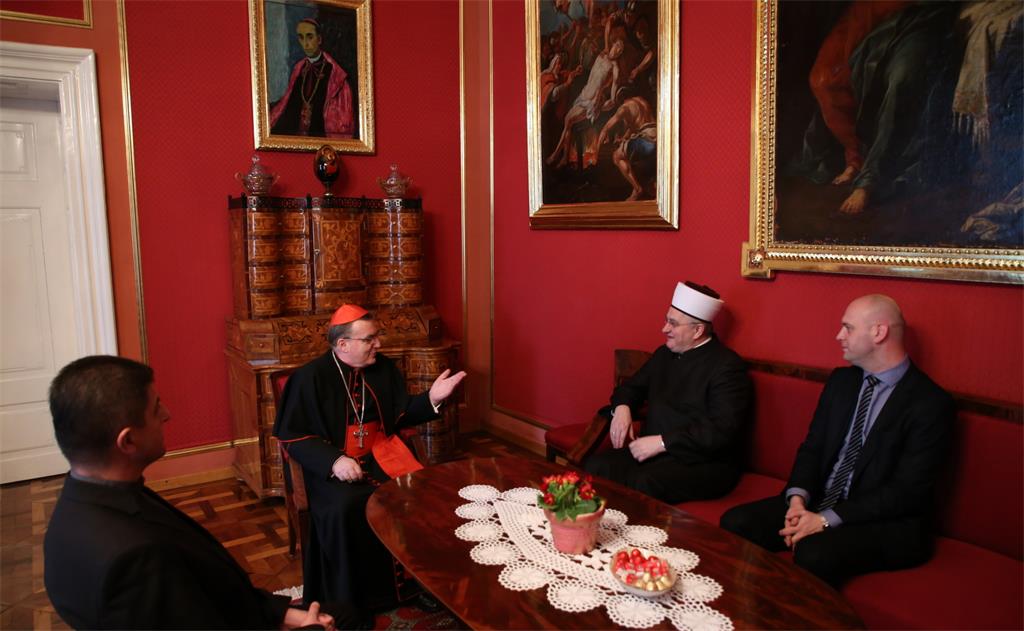 Kardinal Bozanić primio muftiju Aziza ef. Hasanovića
