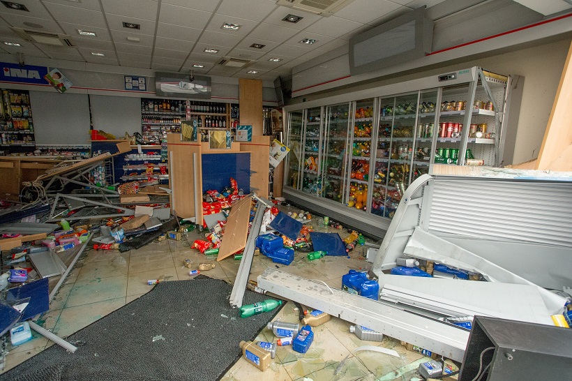 Osijek: Benziska postaja u koju se autom zabio nogometaš Petar Bočkaj