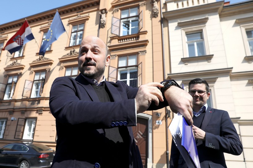 Zagreb: Maras i Hajduković održali konferenciju ispred Ustavnog suda