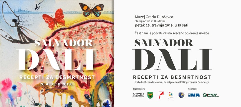 Pozivnica- svečano otvorenje izložbe Salvador Dali
