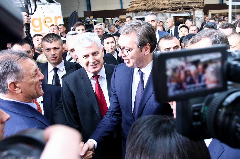 Zdravko Mamić i Aleksandar Vučić susreli se na Sajmu gospodarstva u Mostaru