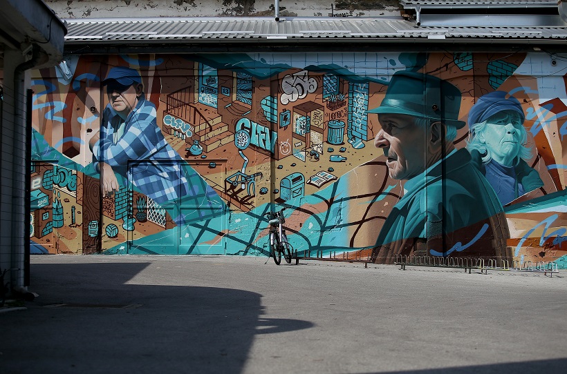 Zagreb: Mural Sunday Havoc Umjetničkog Trojca Krasi Zid U Dvorištu Studentskog Centra