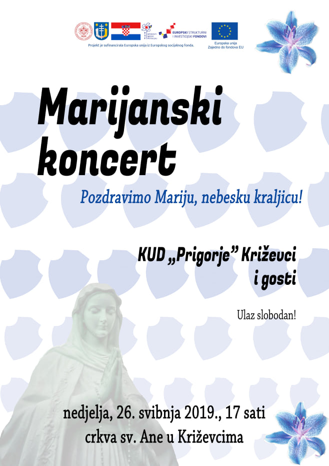 Marijanski koncert u nedjelju u Križevcima