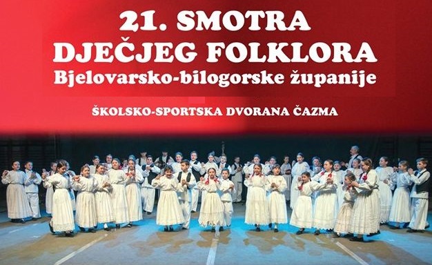 U subotu 21. smotra dječjeg folklora Bjelovarsko-bilogorske županije