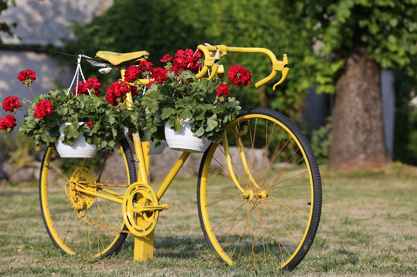 IZGLEDAJU SUPER Stari bicikli kao stalci za cvijeće