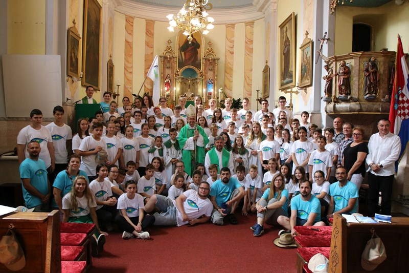 [FOTO] 7. Taborovanje katoličke djece Varaždinske biskupije okupilo 75-ero djece od 5. do 8. razreda
