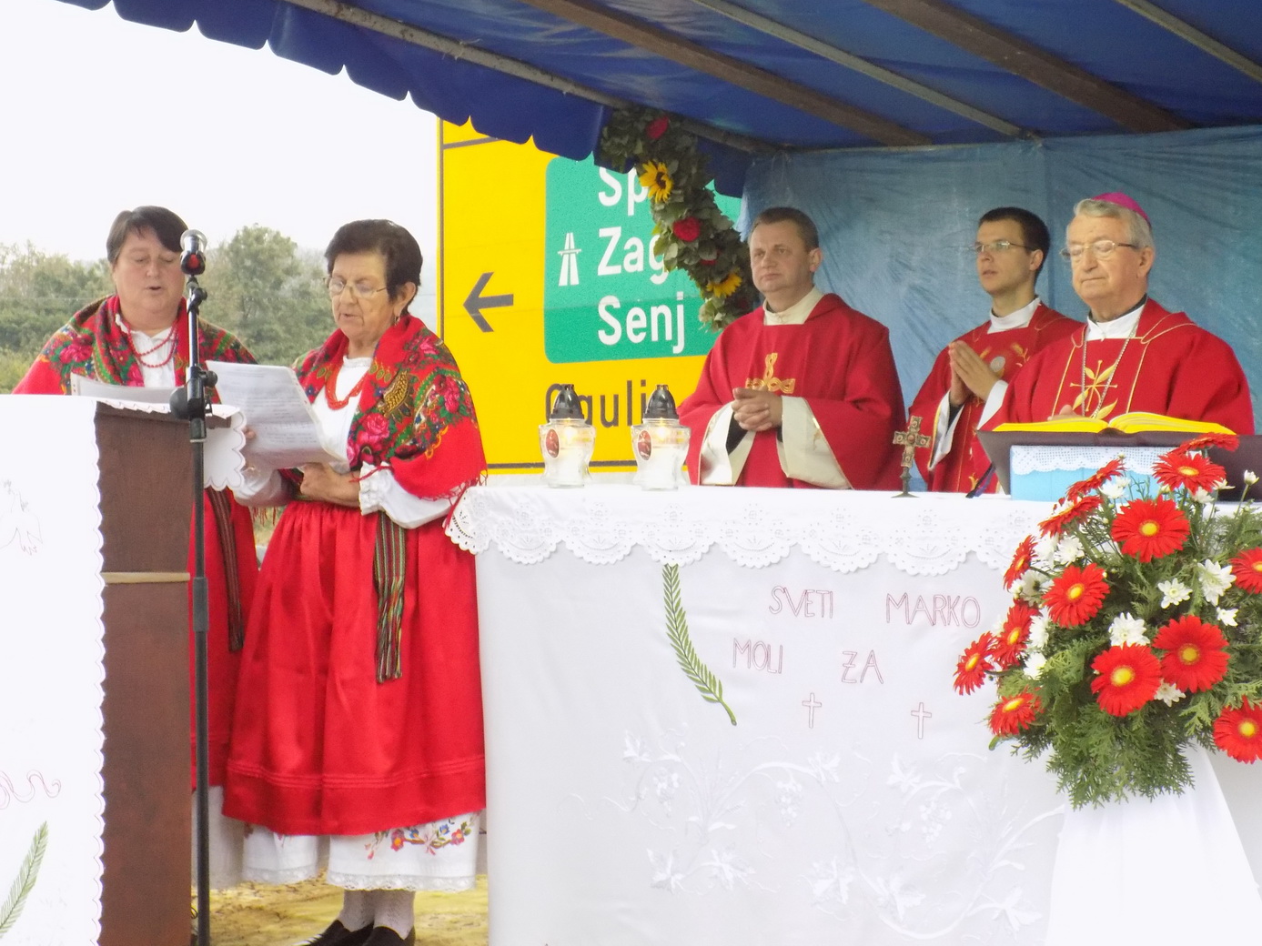 Biskup Ivan Milovan na proslavi 400. obljetnice mučeništva sv. Marka Križevčanina u Skradniku