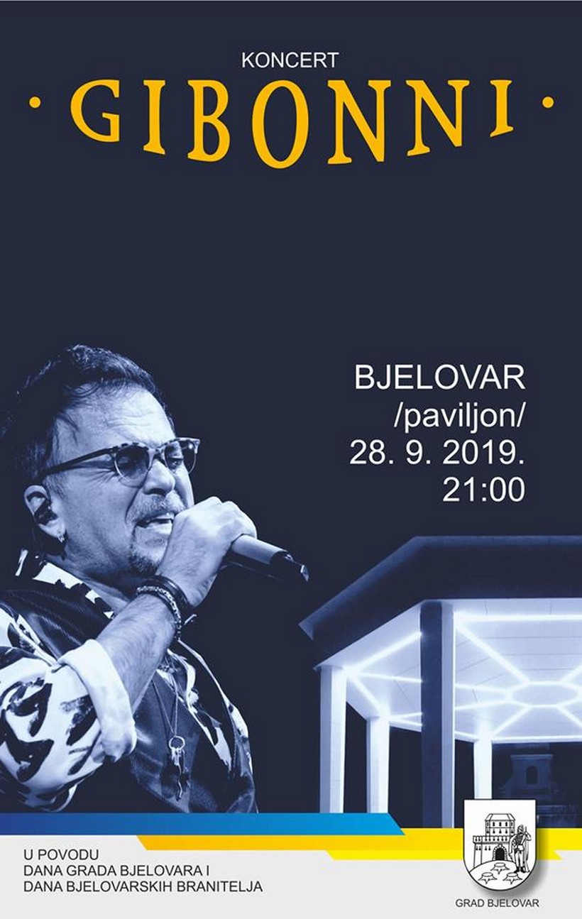 U subotu besplatan koncert Gibonnija u Bjelovaru