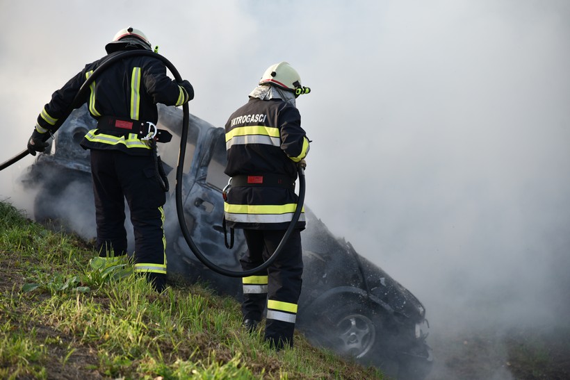 Vatrogasna viježba Podravina 2019, legrad, zapaljeni automobil ilustracija (1)
