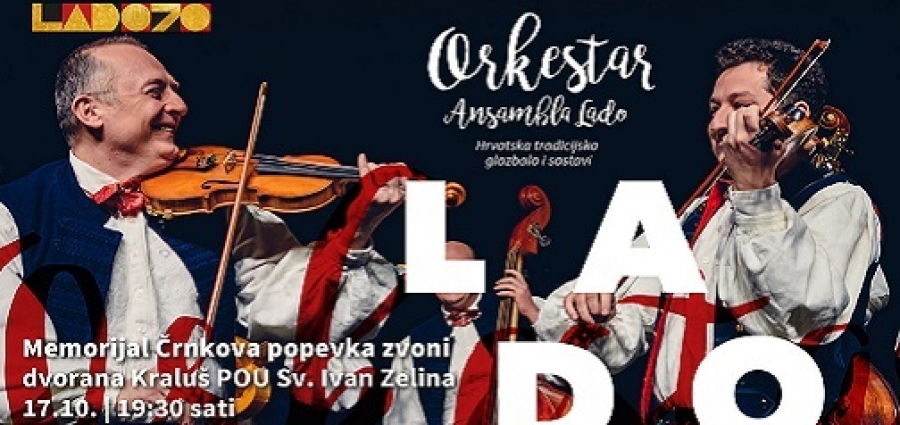 Koncert “Črnkova popevka zvoni” uz Ansambl LADO u Svetom Ivanu Zelini
