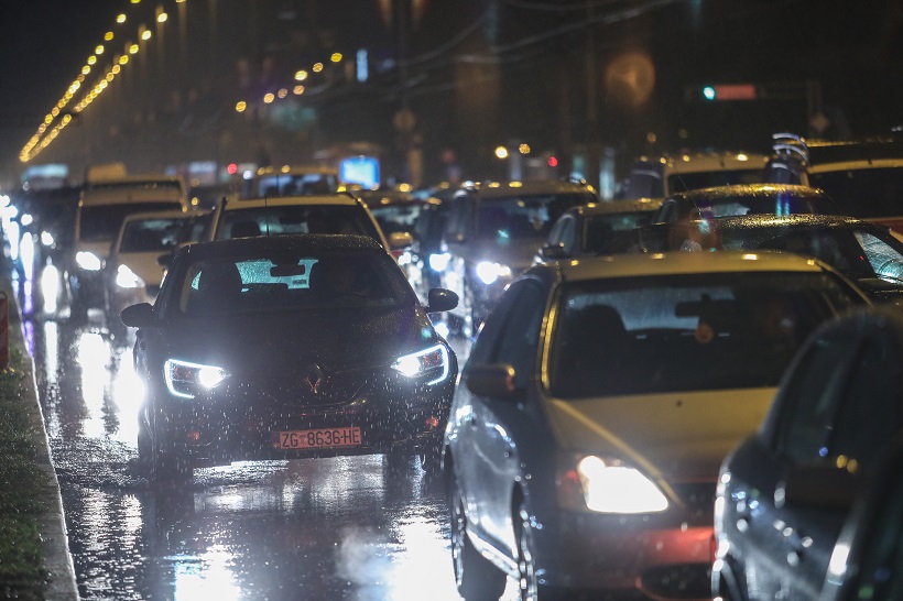 Zagreb: Prometni kolaps na Aveniji Dubrovnik u smjeru rotora