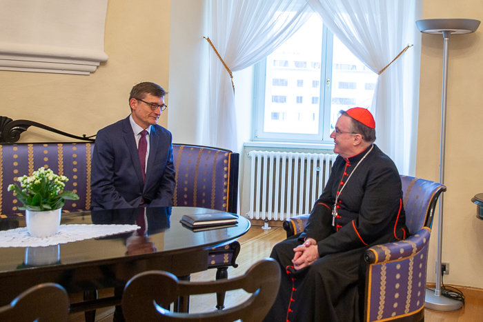 Kardinal Bozanić u nastupni posjet primio veleposlanika Austrije