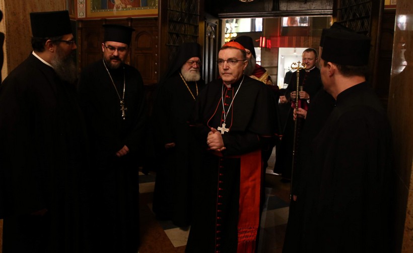 [FOTO] Kardinal Bozanić sudjelovao na ekumenskoj molitvi u Sabornome hramu Preobraženja Gospodnjega