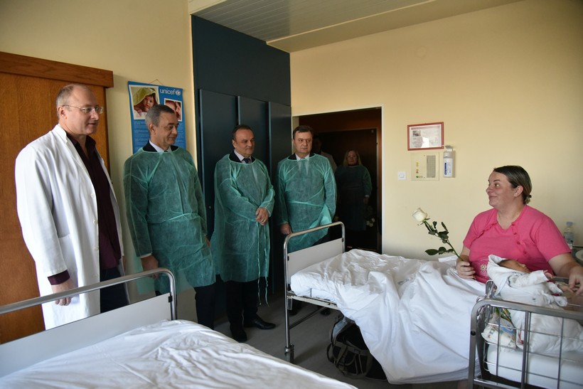 Župan Darko Koren Posjet Rodilištu 2020, Koprivnica (1)