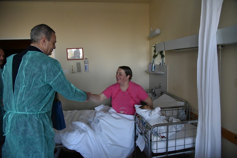 Župan Darko Koren Posjet Rodilištu 2020, Koprivnica (15)