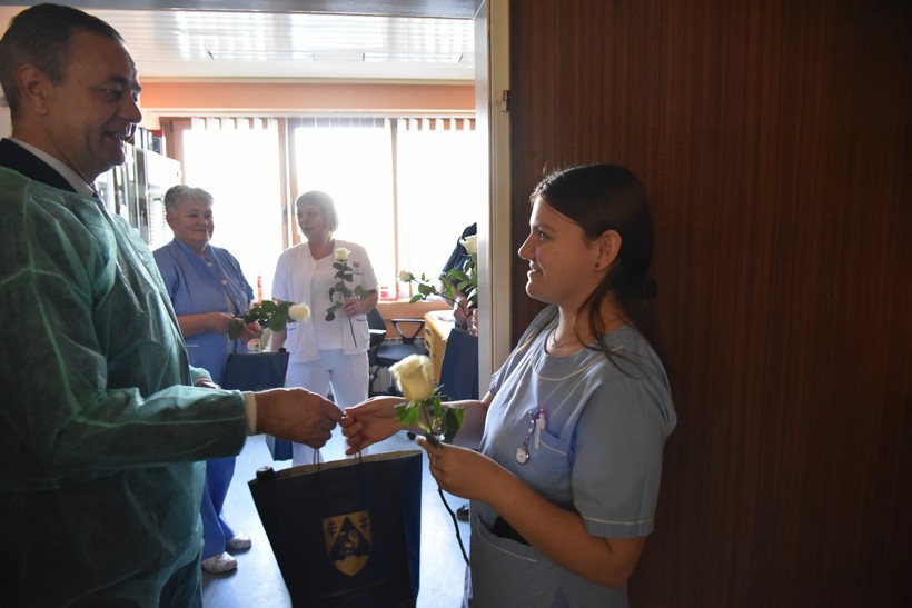 Župan Darko Koren Posjet Rodilištu 2020, Koprivnica (3)