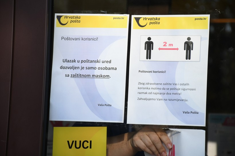 Većina Bjelovarčana u poštu došli bez maske i zaboravili na sigurnosni razmak