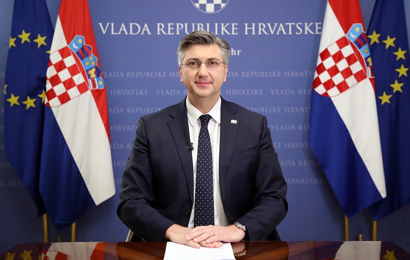 Zagreb: Premijer Plenković obratio se građanima povodom epidemije koronavirusa